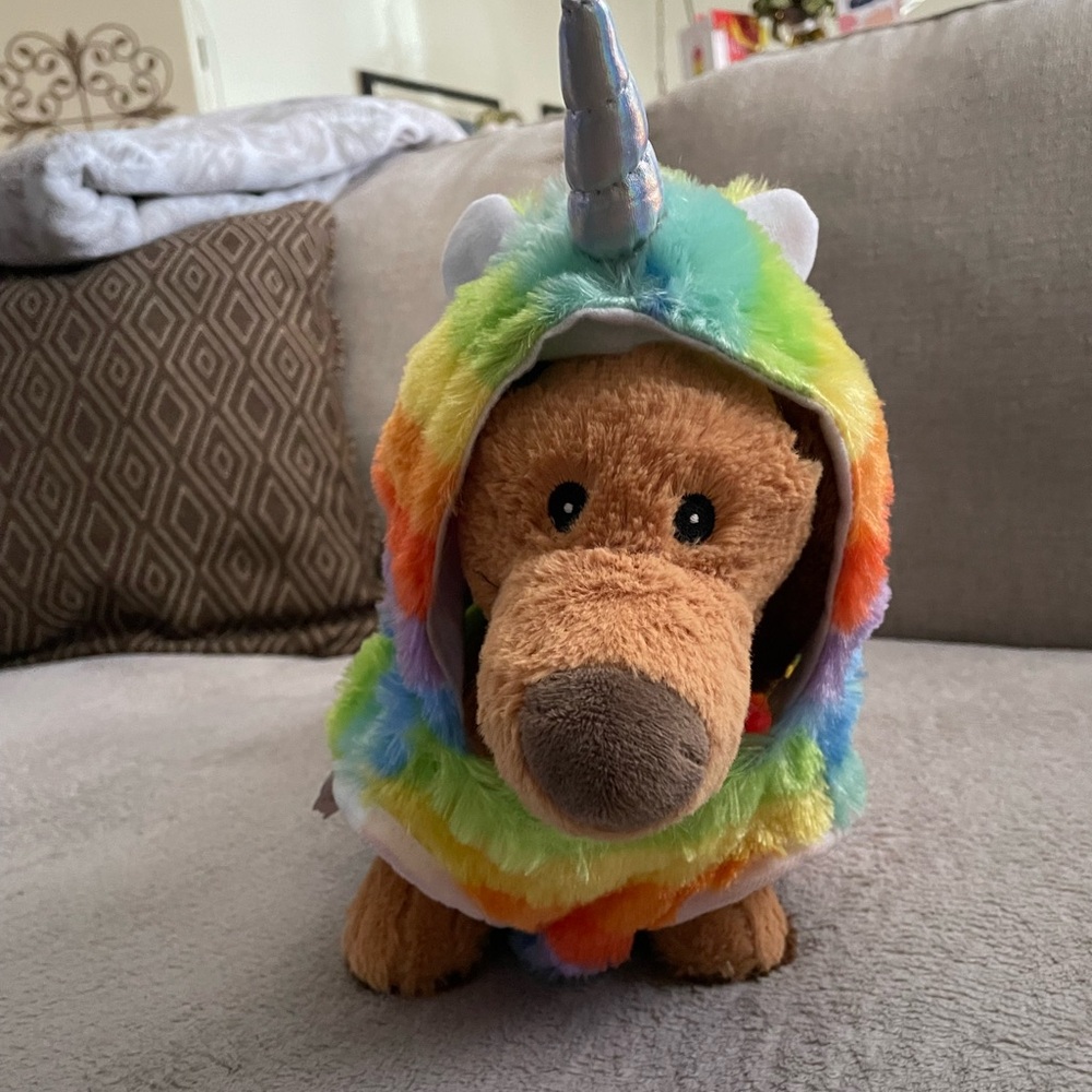 Rainbow Unicorn Pet Halloween Costume - Picture 4 of 6